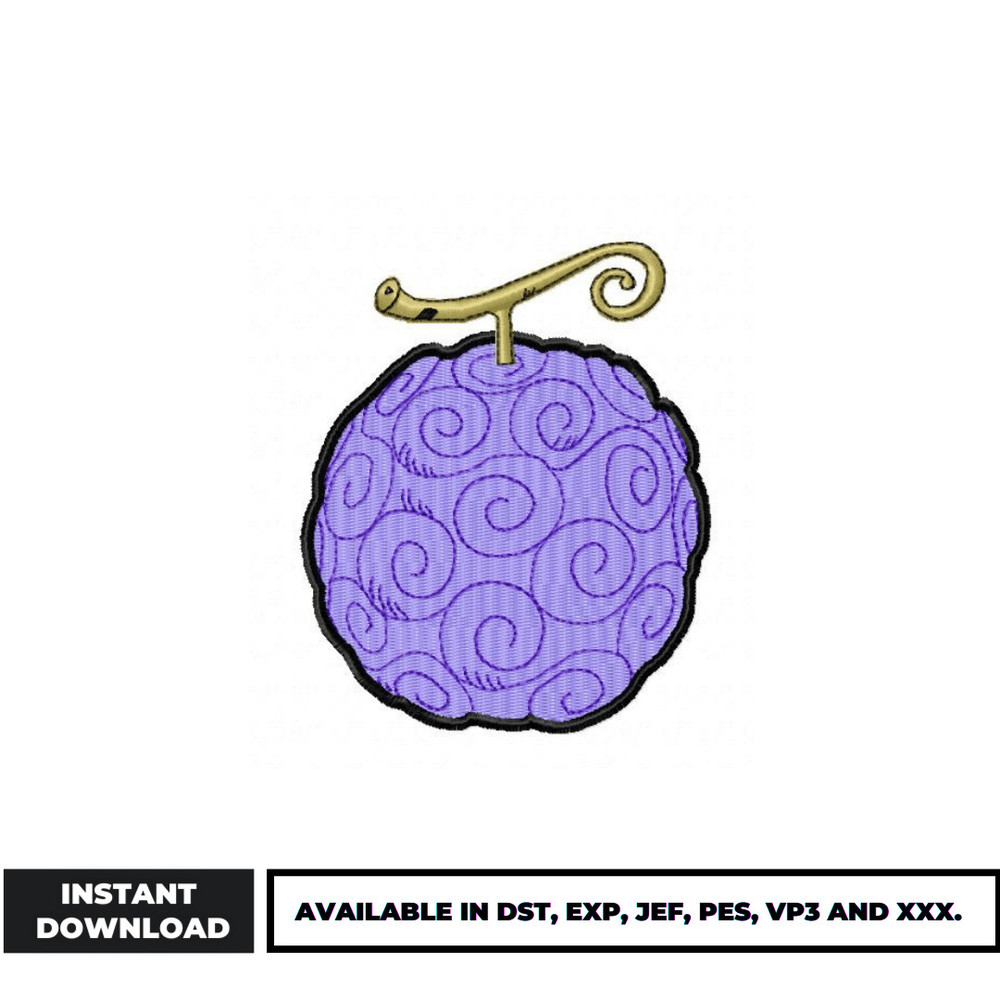 Gomu Gomu no Mi embroidery design