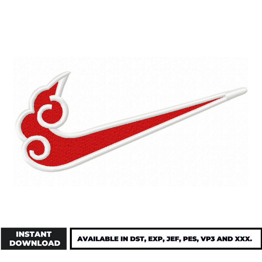 Akatsuki Nike embroidery design