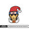 Naruto santa embroidery design