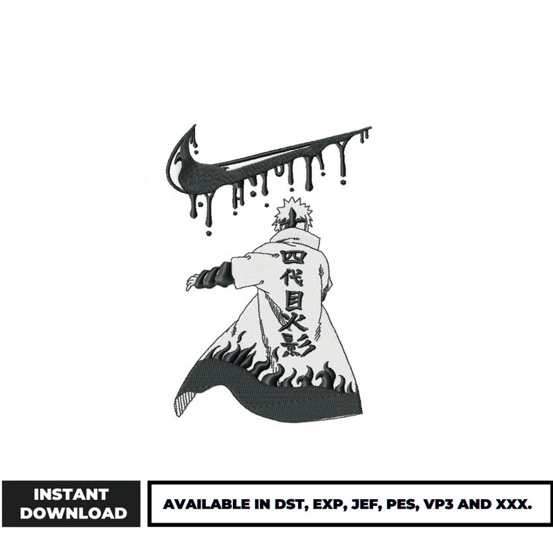 Minato nike embroidery design