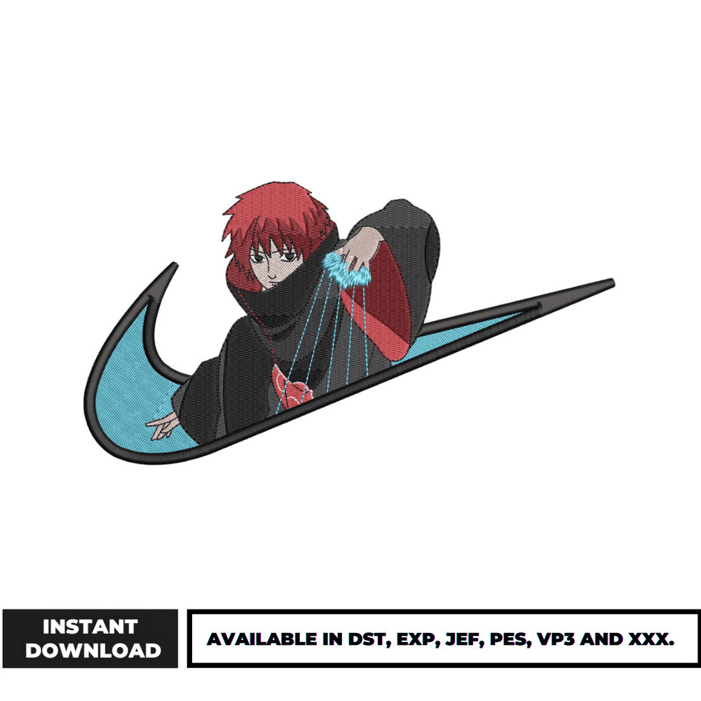 Sasori nike embroidery design