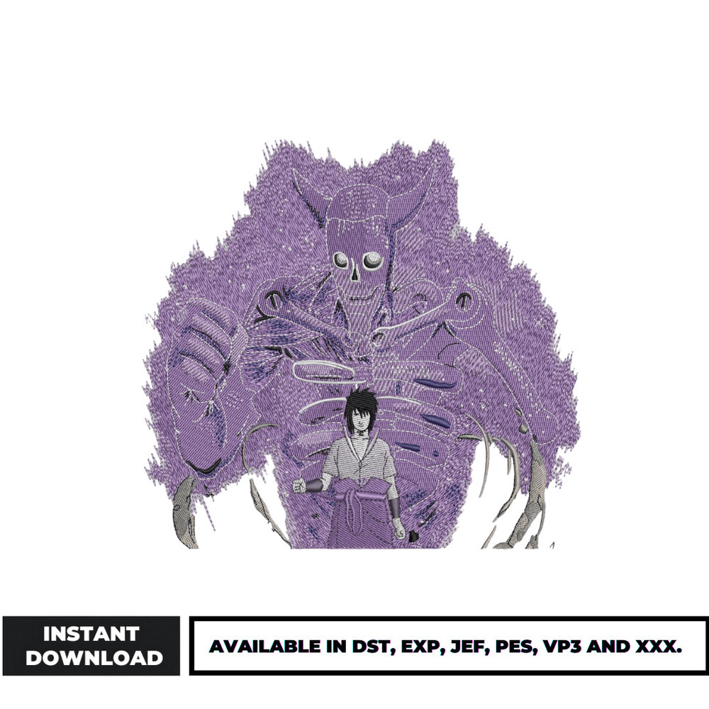 Sasuke Susanoo embroidery design