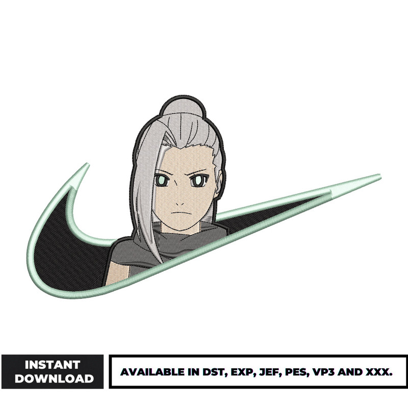 Ino Yamanaka nike embroidery design