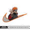 Pain naruto nike embroidery design