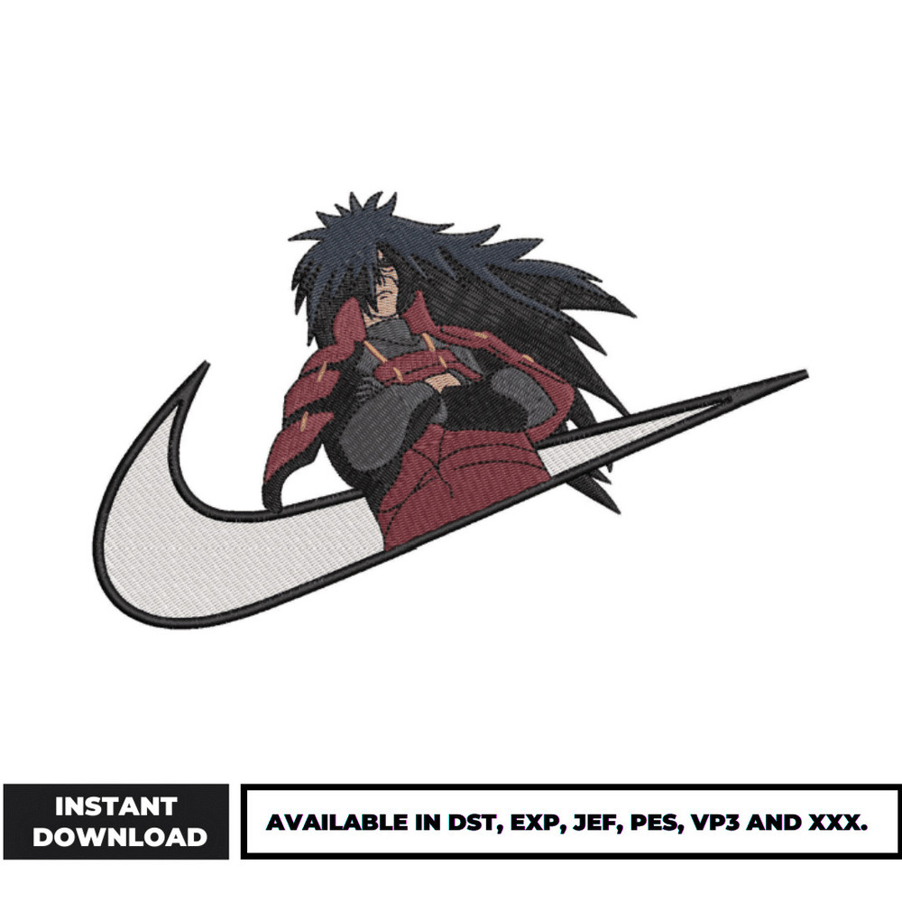 Madara Swoosh embroidery design