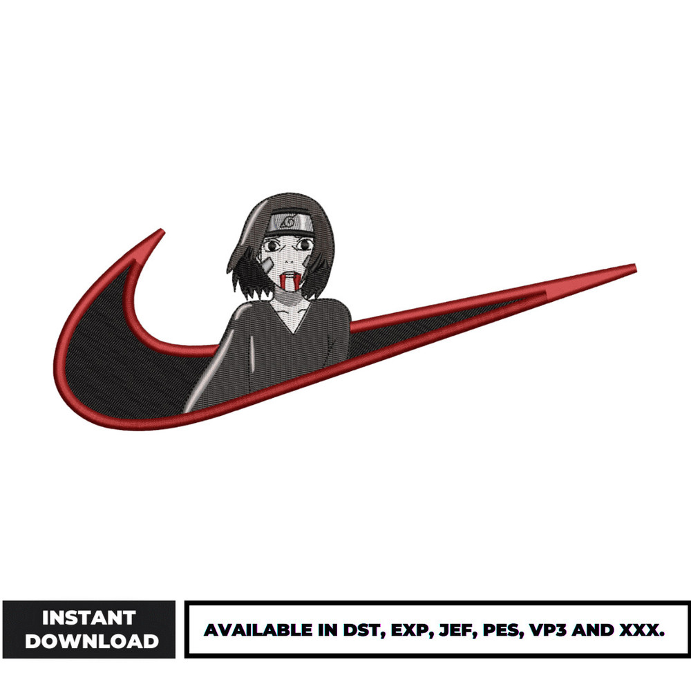 Rin Nohara logo nike embroidery design