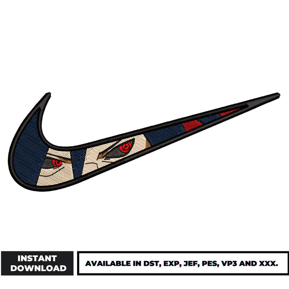 Madara Eyes Swoosh embroidery design