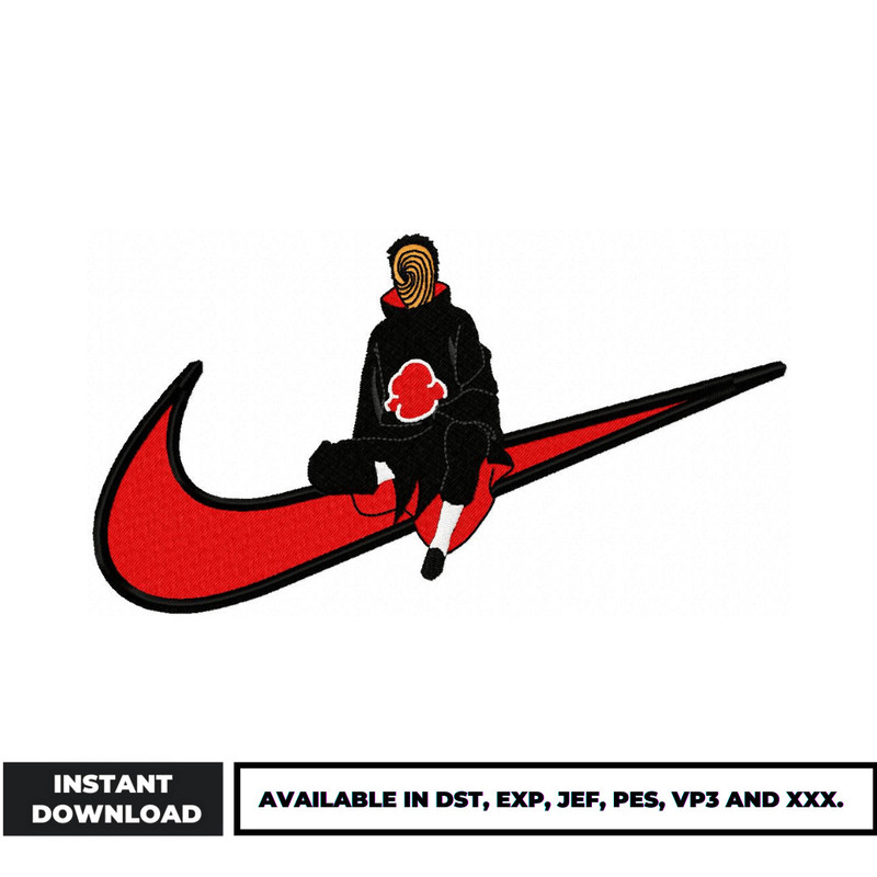 Swoosh x Obito embroidery design