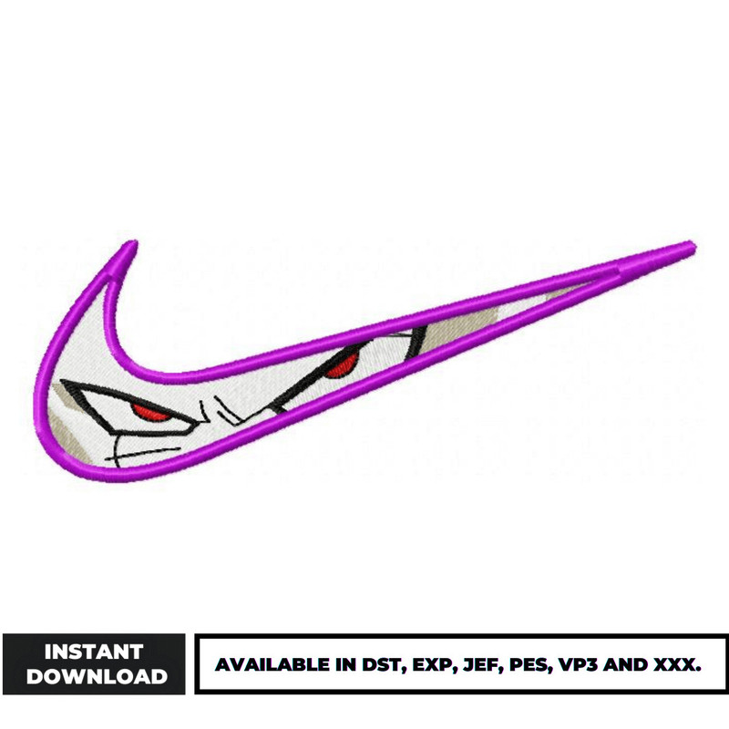 Nike Frieza eyes embroidery design