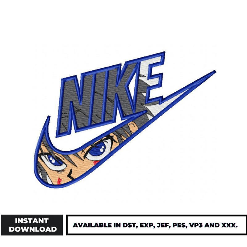 Nike killua embroidery design