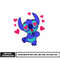 Stitch love embroidery design