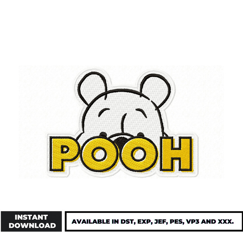 Winnie the Pooh embroidery design