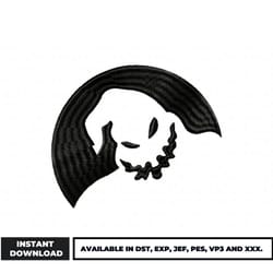 oogie boogie embroidery design, horror embroidery, cartoon embroidery, embroidery file, digital download.