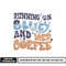 Running On Blueey And Iced Coffee embroidery design