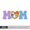 Chilli Heeler Mom love you embroidery design