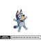 Bluey embroidery design