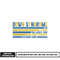 Down Syndrome logo embroidery design
