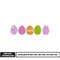Easter eggs embroidery design