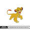 Young Simba embroidery design