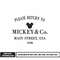 Mickey co 1928 embroidery design