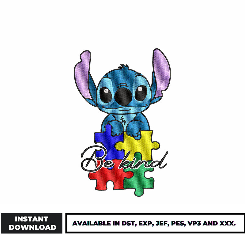 Sitch be kind embroidery design