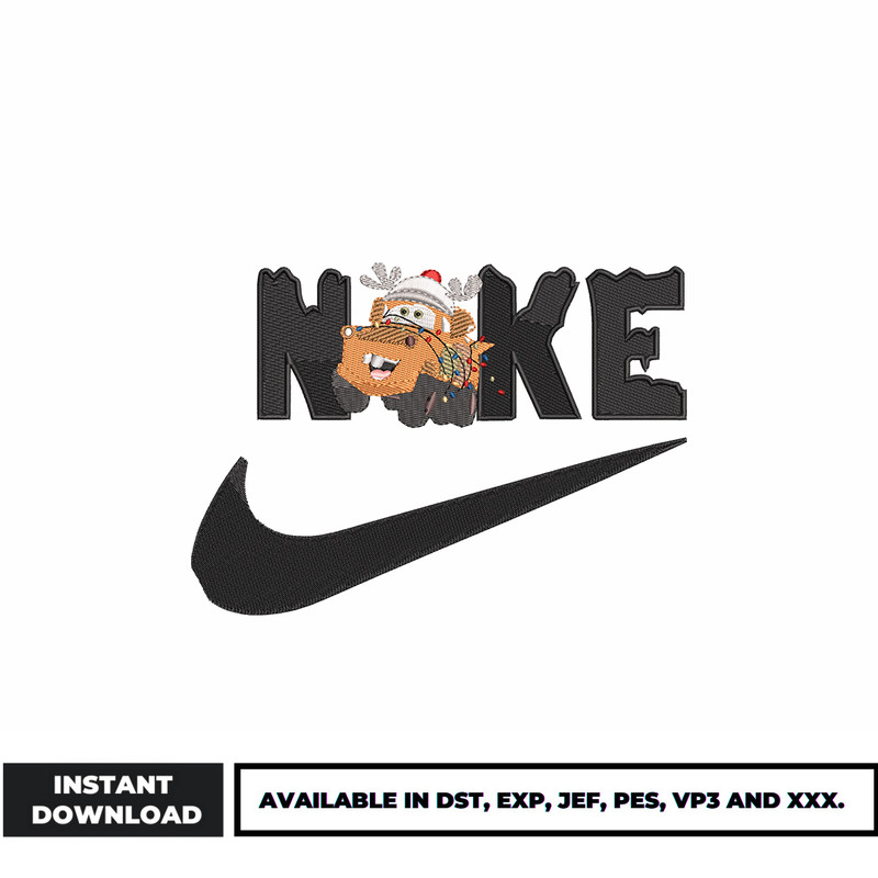 Tow Mater nike embroidery design