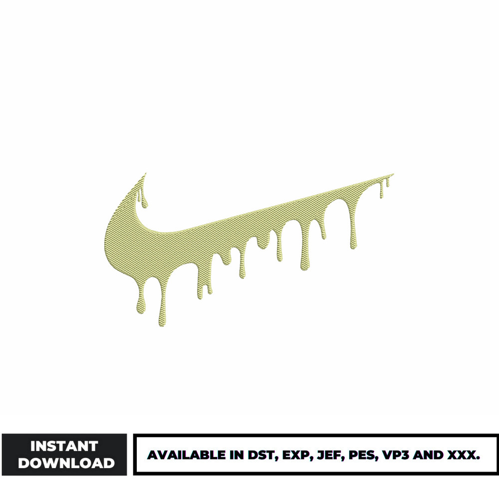 Swoosh Nike embroidery design