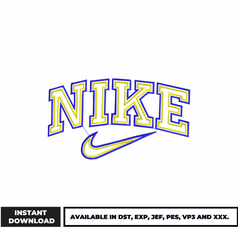 Logo Nike embroidery design
