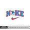 The Smurfs Nike embroidery design