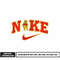 Winnie the pooh Logo Nike embroidery design
