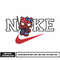Nike kitty spiderman embroidery design