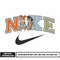 Nike Hot girl embroidery design