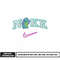 Logo nike Monsters Inc embroidery design