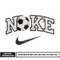 Nike Football embroidery design