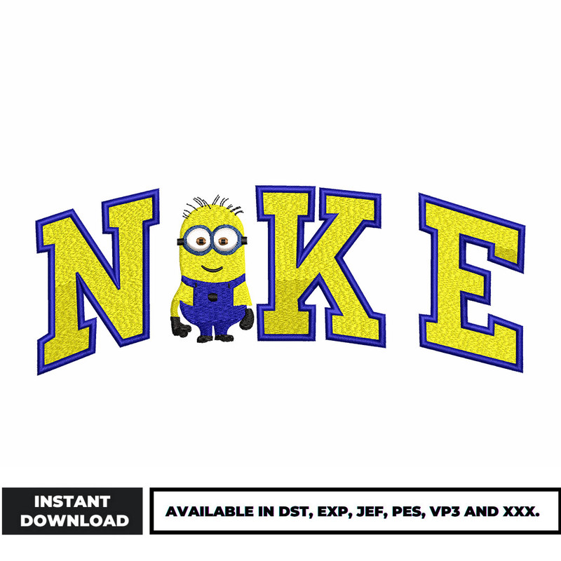 Nike Minion embroidery design