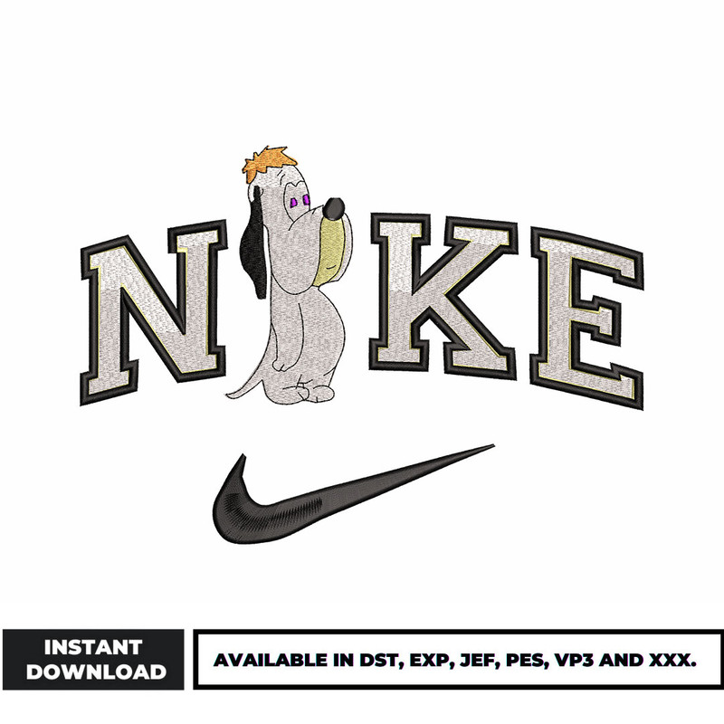 Nike Droopy embroidery design