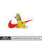 Nike Pluto Logo embroidery design