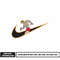 Logo nike baki body embroidery design