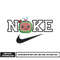 Swoosh Cocomelon embroidery design