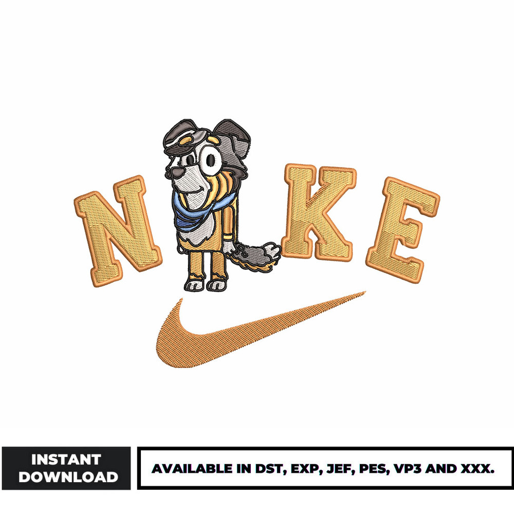 Nike Croc embroidery design