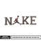 Nike x basketball embroidery design