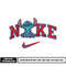 Nike disney stitch embroidery design