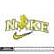 Swoosh Spongebob embroidery design