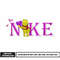 Swoosh Pooh love embroidery design