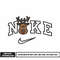 Nike x Reindeer embroidery design