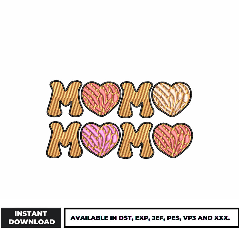 Bingo mama embroidery design