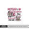 Minnie mother daughter embroidery design
