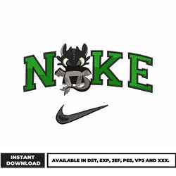 swoosh x toothless embroidery design, toothless embroidery, logo nike embroidery, embroidery file, digital download.