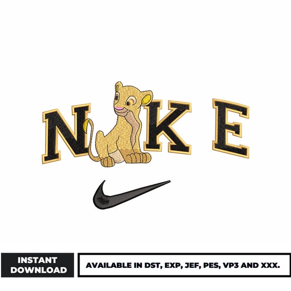 Nike Simba embroidery design, Nike Simba embroidery, logo ni | Inspire ...