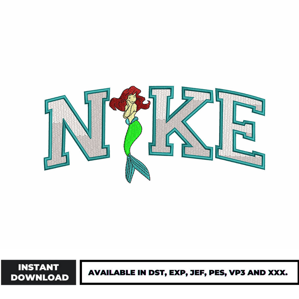 Nike ariel embroidery design
